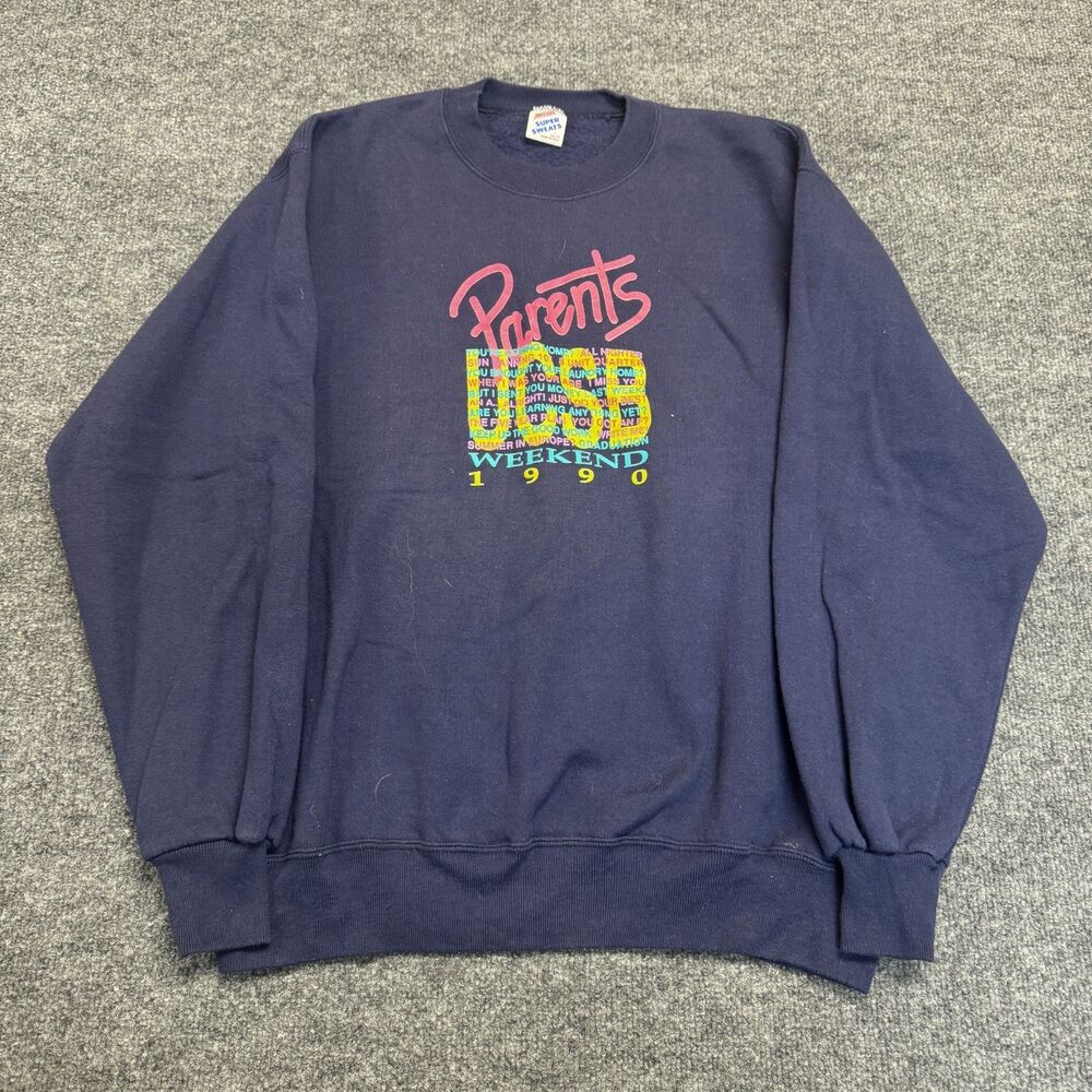 Vintage University Of Santa Barbara UCSB Sweatshirt Sz L College Parents 90s USA